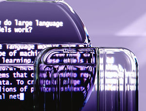 玻璃上的文字反射